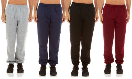 Men's Fleece-Lined Sweatpants (1- or 2-Pack; S-3XL)