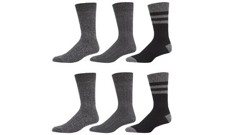 Rugged Frontier Men's Wool Boot Socks (6 Pack)