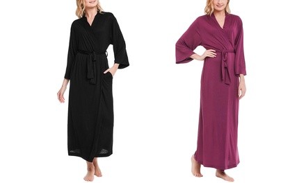 Alexander Del Rossa Women's Knit Robe