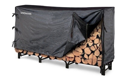 Landmann Firewood Log Storage Rack with Bonus PVC Cover