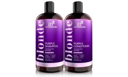 ArtNaturals Purple Hair Care Shampoo and Conditioner (16 Fl. Oz.)