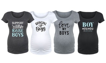 Bloom Maternity: Boy Mama Women's Tees