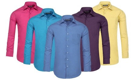 Jack Luxton Slim-Fit Men's Colored Dress Shirts (S-2XL)
