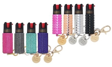 Blingsting Self-Defense Maximum Strength Pepper Spray Keychain (1/2 Oz.)