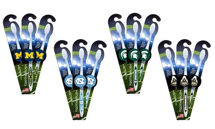 Worthy Promo NCAA Toothbrushes (3-Pack)