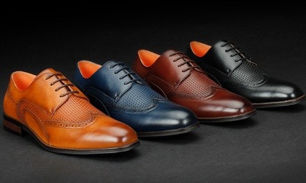 Vincent Cavallo Bespoke Men's Wingtip Dress Shoes