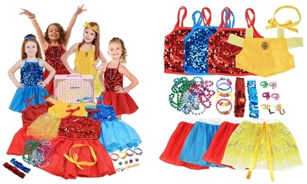Princess Colorful Dress-Up Trunk Set with Accessories (25-Piece)