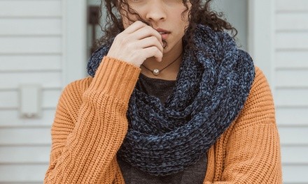 MUK LUKS Women's Chenille Infinity Scarf