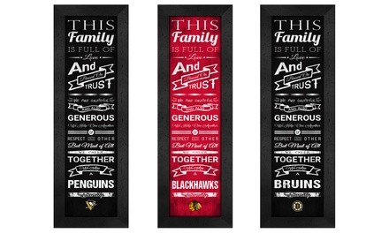 Prints Charming NHL Family Cheer Print