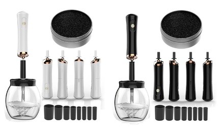 Makeup Brush Cleaner and Dryer Spin System