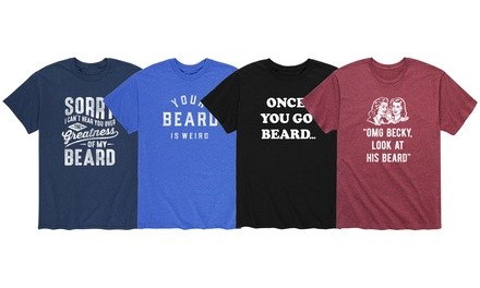 Instant Message: Funny Beard Men's Tees Gifts (S–3XL)