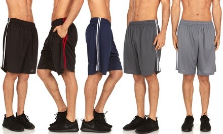 Men's Active Performance Closed Mesh Shorts (S-2XL; 5-Pack)