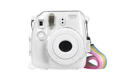 Transparent Hard Plastic Case for Fujifilm Instax Mini 8/9 Instant Film Camera 