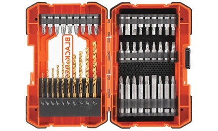 Black + Decker Drilling and Screw Driving Set (46-Piece)