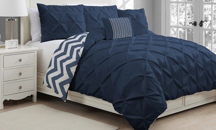 Closeout: Avondale Pinch Pleat Duvet Cover Sets (3- or 5-Piece)