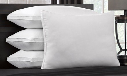 Overstuffed Hypoallergenic Side and Back Sleeper Pillow Set (4-Pack)