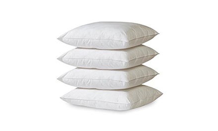 Hypoallergenic Down-Alternative Bed Pillows (4-Pack)