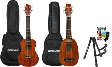 Sawtooth Mahogany Ukulele with Starter Bundle