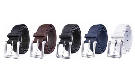 BRAVEMAN Men's Classic Leather Business and Casual Dress Belts