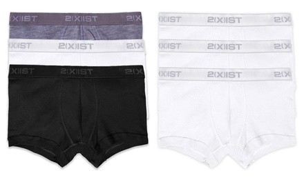 2(x)ist Men's Cotton Briefs, Trunks or Boxer Briefs (3-Pack)