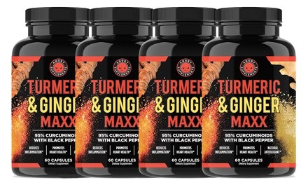 Angry Supplements Turmeric Ginger Maxx Supplement (240-Count)