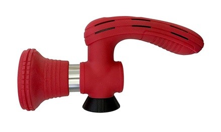 The Big Red Blaster Garden Hose with 6 Position Nozzle, As Seen on TV