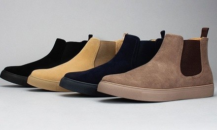 Harrison Men's Casual Suede Chelsea Boots