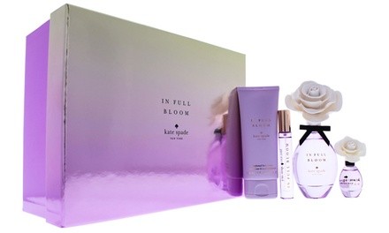 Kate Spade In Full Bloom Eau de Parfum Gift Set for Women (4-Piece)