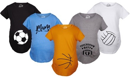 Sports Mama & Future Fan Maternity T-Shirts