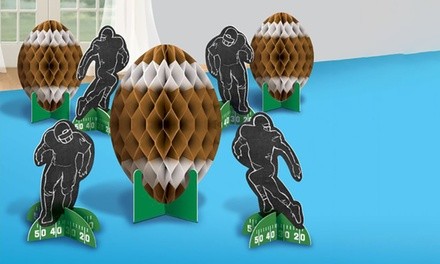 Football Honeycomb Centerpiece Kit (2-Pack)