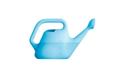 Fiskars 434017-4001 Watering Can, 1 Gallon, Blue