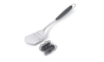 Weber: Stainless Steel Grill Brush with Replaceable Head