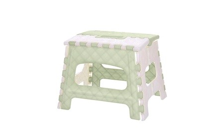 Outtop Multi-purpose folding step stool, outdoor storage can be folded