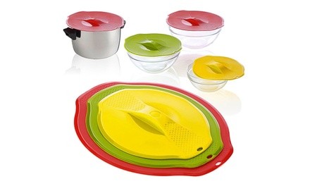 3 Universal Silicone Airtight Lids