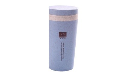 New Stylish Insulated Cup Wheat Straw Carry Handy Cup