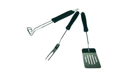 Grillmark 42117 BBQ Tool Set Stainless Steel 3-Piece