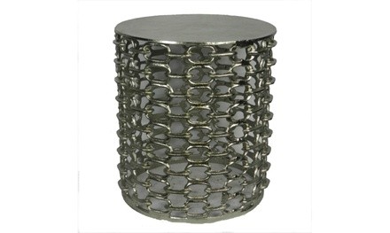 Sturdy Metal Stool - Benzara