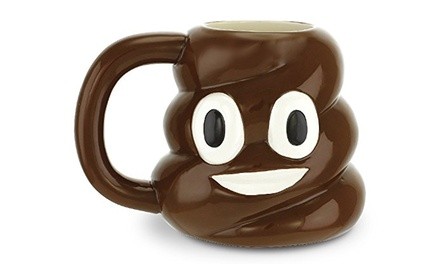 KOVOT Poop Emoji Mug 20 Oz Ceramic Mug Shaped Like The Poop Emoji