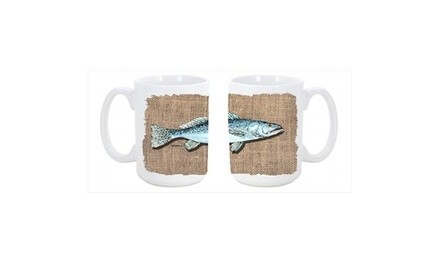 Carolines Treasures 8737CM15 Fish Speckled Trout Dishwasher Safe Microwavable 