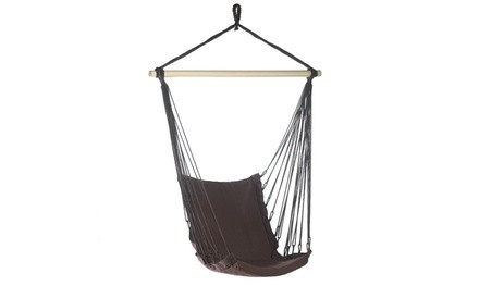 Outdoor Espresso Swing Chair