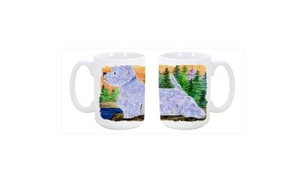 Carolines Treasures SS8418CM15 Westie Dishwasher Safe Microwavable Ceramic Mug