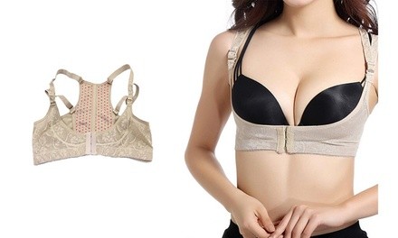 Bra Body Shaper with Adjustable and Removable Vertical Straps