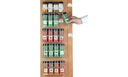 Spice Rack 36 spice gripper- Spice Racks Strips Cabinet Cabinet Door