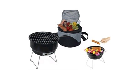 New High Quality BBQ Grill Cooler Combo Barbecue Outdoor Picnic