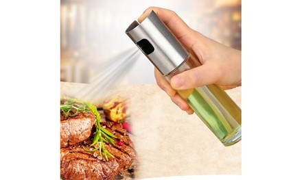 Oil Spray Bottle Pump Glass Olive Cooking Stainless Steel Pot Leak-proof Drops