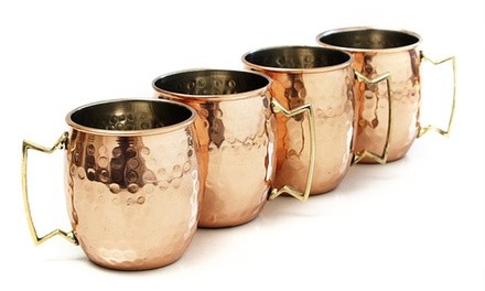 Moscow Mule Copper Mugs Set of 4