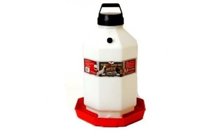 Millerco Plastic Poultry Waterer 7 Gallon Red PPF-7