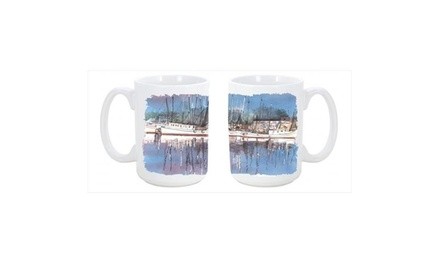 Carolines Treasures 8112CM15 Harbour Dishwasher Safe Microwavable Ceramic Mug