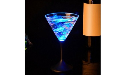 LED LIGHT Wine GLASS COLOR CHANGING FLASHING DRINKING CUP