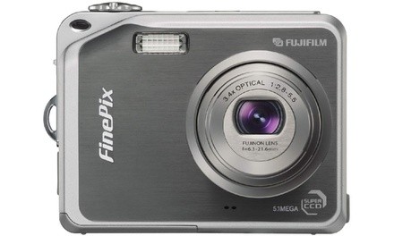 Fujifilm Finepix V10 5.1MP Digital Camera with 3.4x Optical Zoom Gun Metal Grey